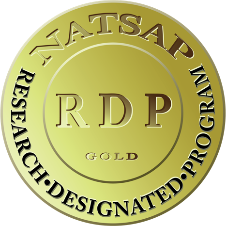 NATSAP Research Designated Program Gold Accreditation Seal
